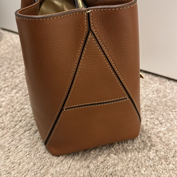Aspinal London Tote Bag in Tan Pebble Leather - Like New! - Picture 12 of 13